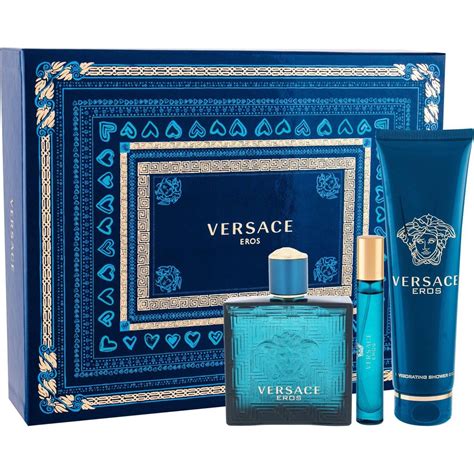 versace fragrance gift set|versace eros 100ml gift set.